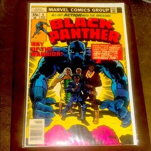 Vintage Marvel Black Panther Comic Issue 8